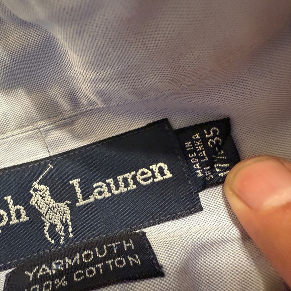 Ralph Lauren Polo Men's Oxford Button Down Shirt Size: XL - Picture 6 of 7